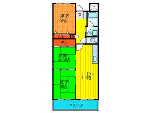 アドラブール古川橋 ウエストの物件間取画像